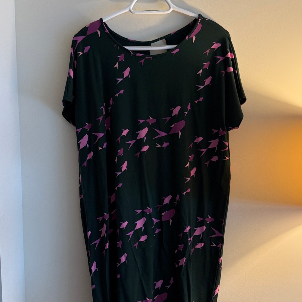 Dress Adrien Wakame Origami Fish. NWT